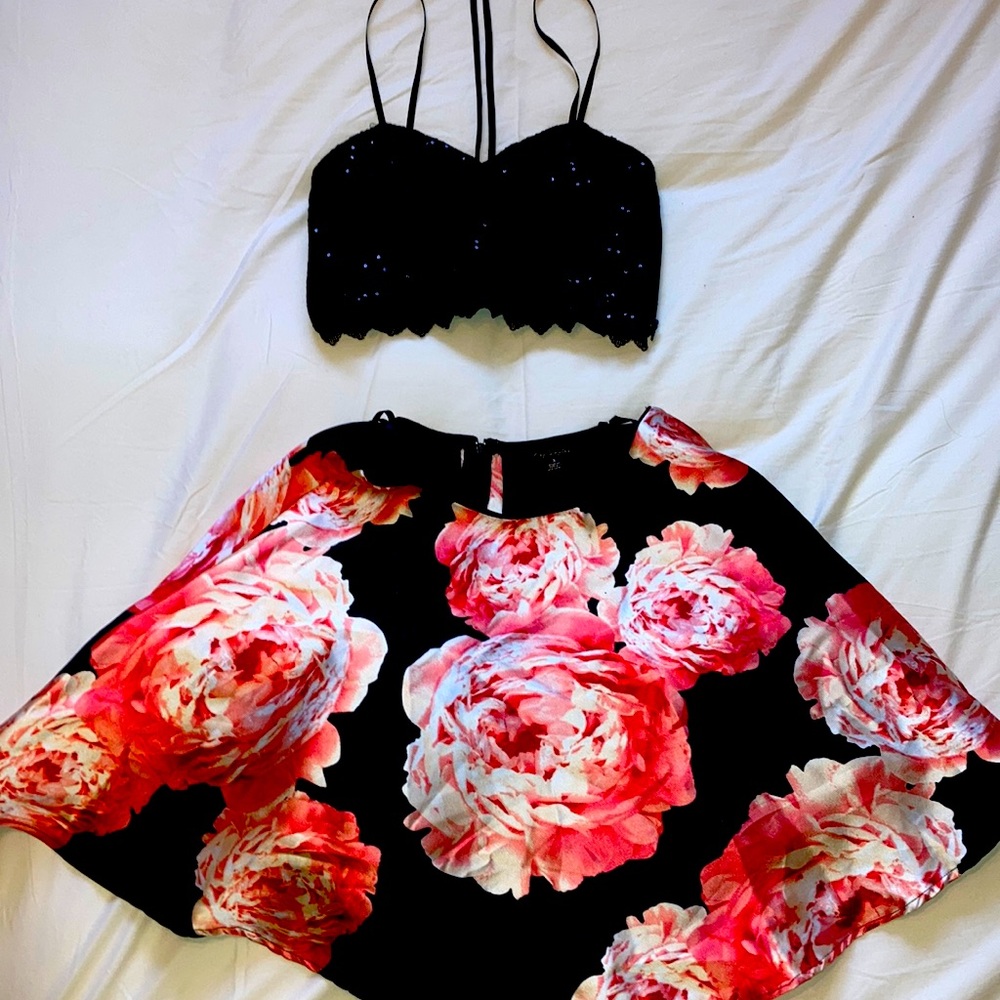 Floral prom dress